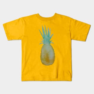 Watercolor Pineapple Kids T-Shirt